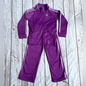 Adidas Kids Purple Track Suit - 5T
